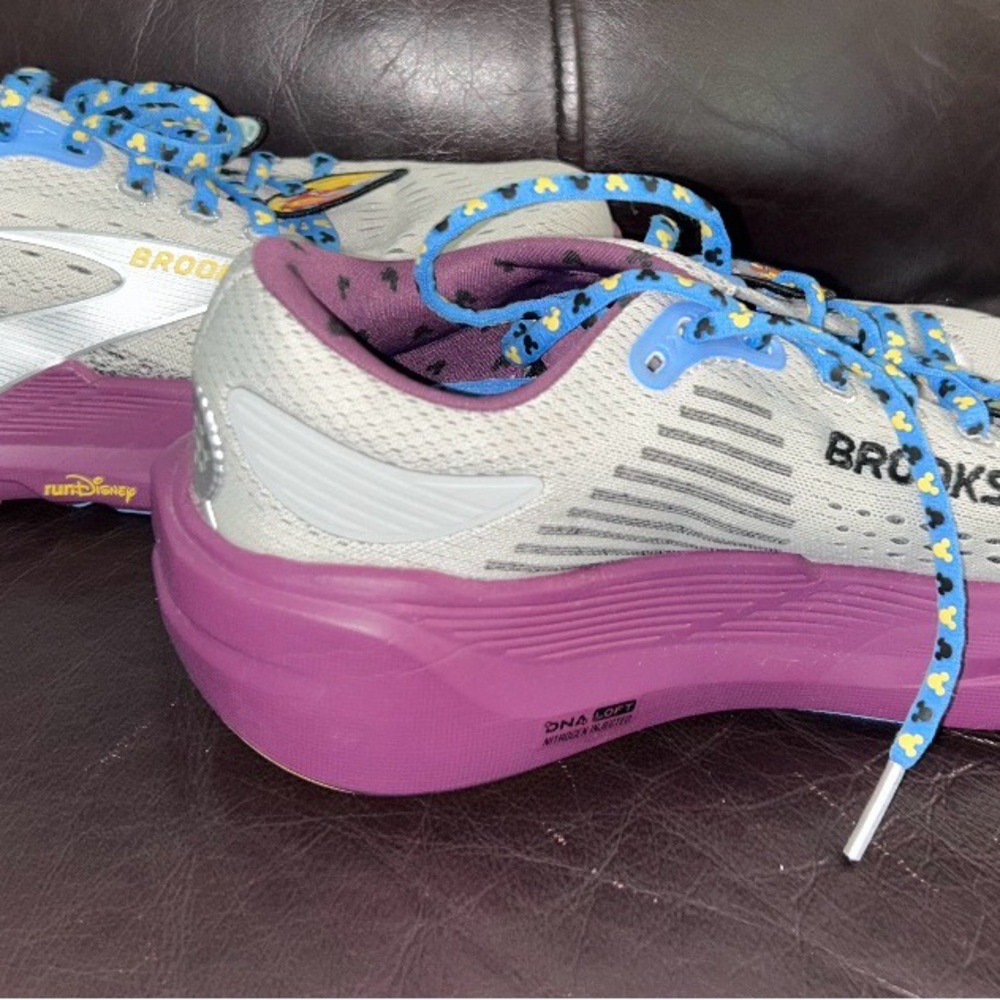 Brooks RunDisney Women's Running Shoes - Purple and Gray